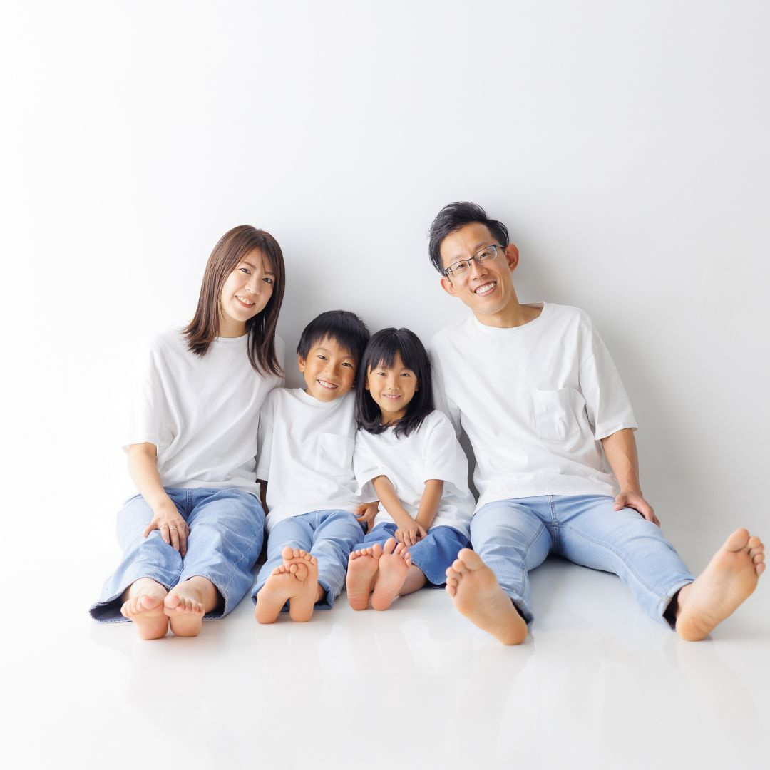 はだしの家族写真